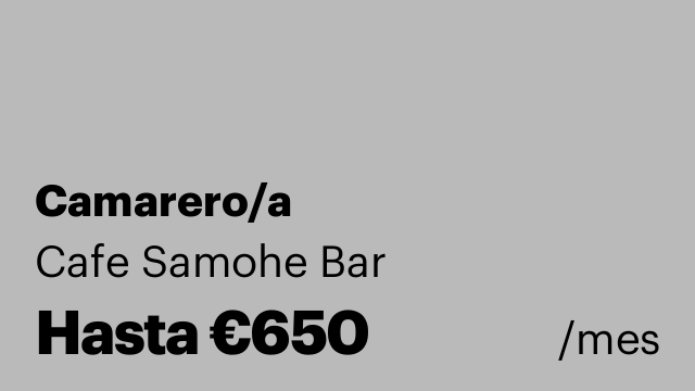 Camarero/a