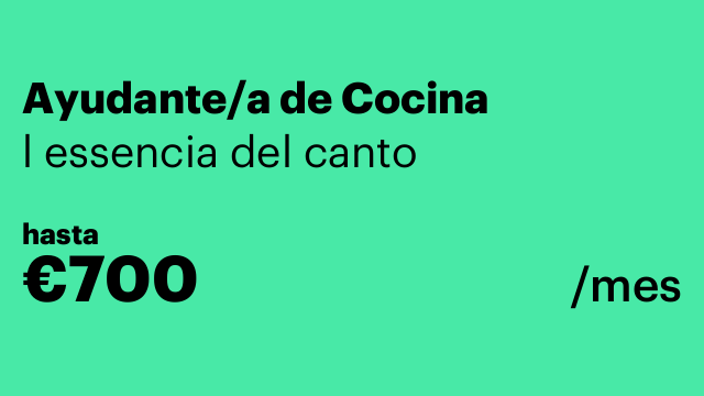 Ayudante/a de Cocina