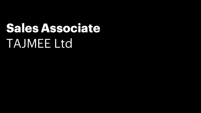 Sales Associate