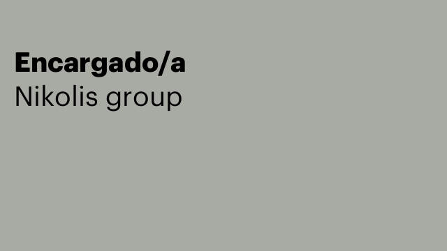 Encargado/a