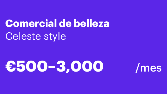 Comercial de belleza