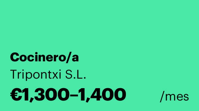 Cocinero/a