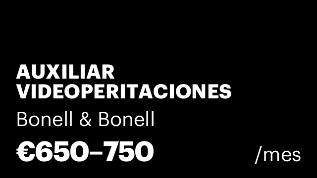 AUXILIAR VIDEOPERITACIONES