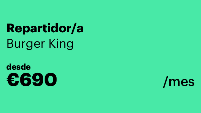 Repartidor/a