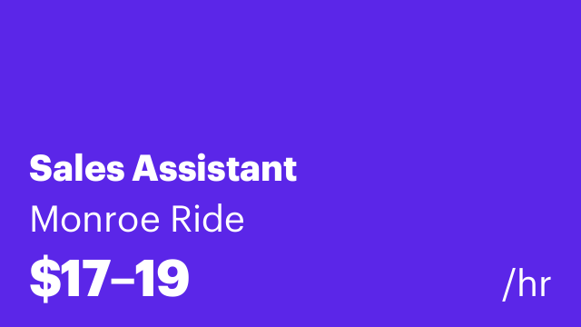 Sales Assistant