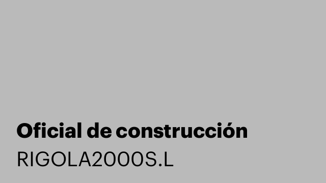 Oficial de construcción