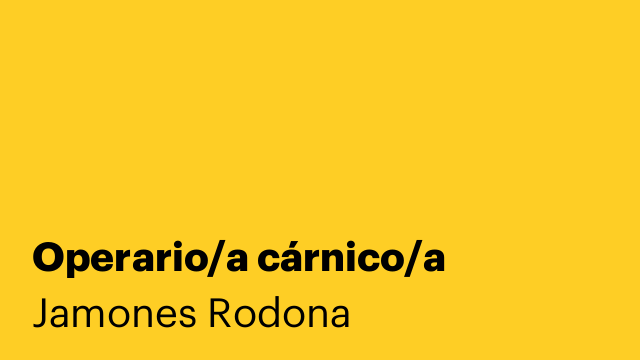 Operario/a cárnico/a