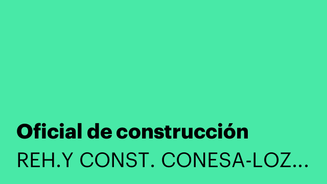 Oficial de construcción