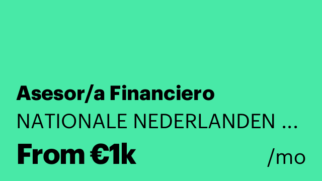 Asesor/a Financiero