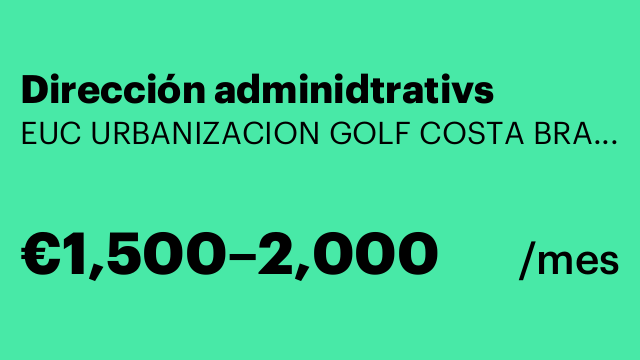 Dirección adminidtrativs