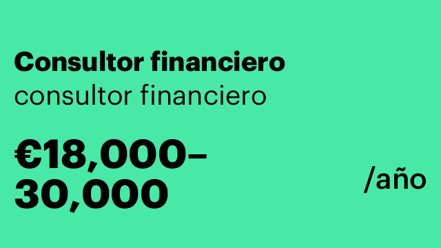 Consultor financiero