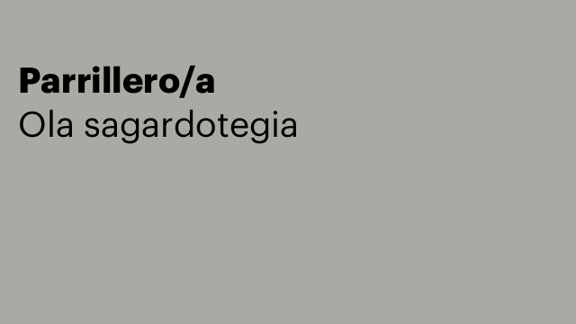 Parrillero/a