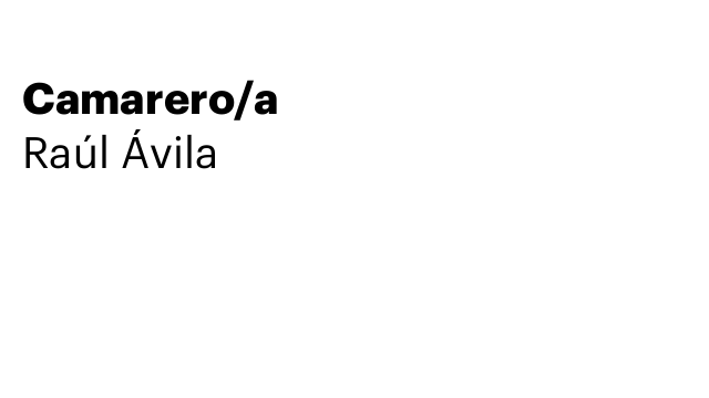 Camarero/a