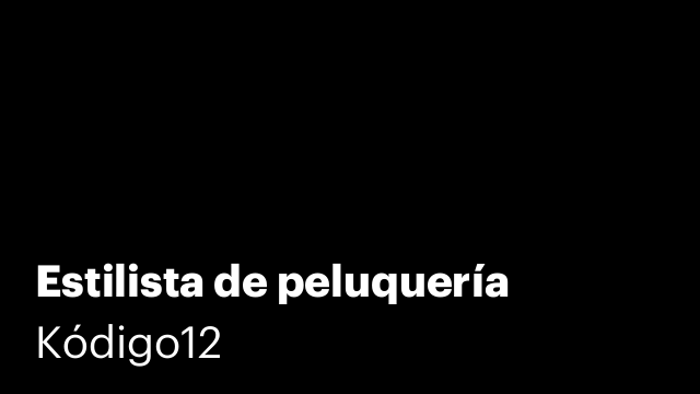 Estilista de peluquería