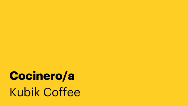 Cocinero/a