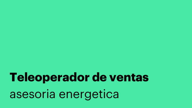 Teleoperador de ventas
