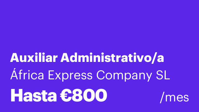 Auxiliar Administrativo/a