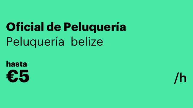 Oficial de Peluquería