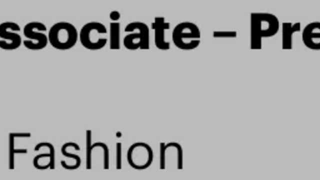 Sales Associate – Premium Retail