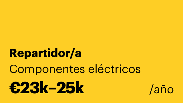 Repartidor/a