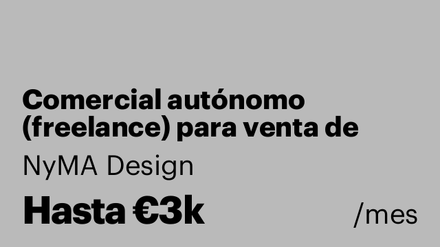 Comercial autónomo (freelance) para venta de páginas web
