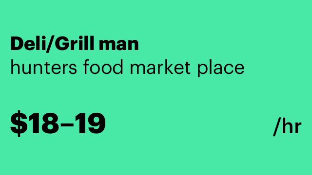 Deli/Grill man