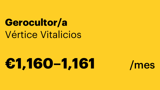 Gerocultor/a