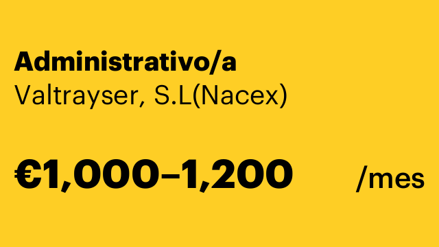 Administrativo/a