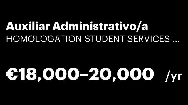 Auxiliar Administrativo/a
