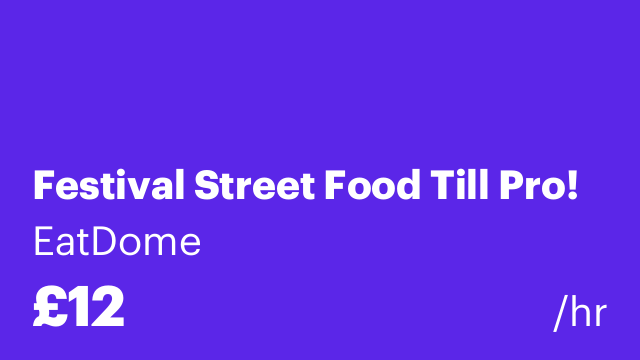 Festival Street Food Till Pro!