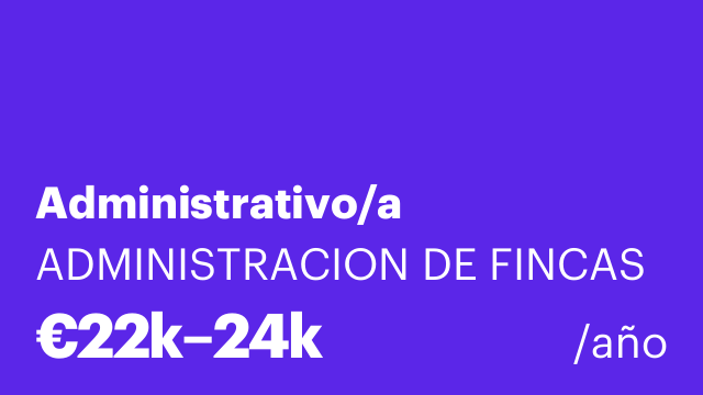 Administrativo/a