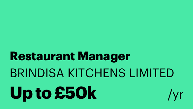 Restaurant Manager