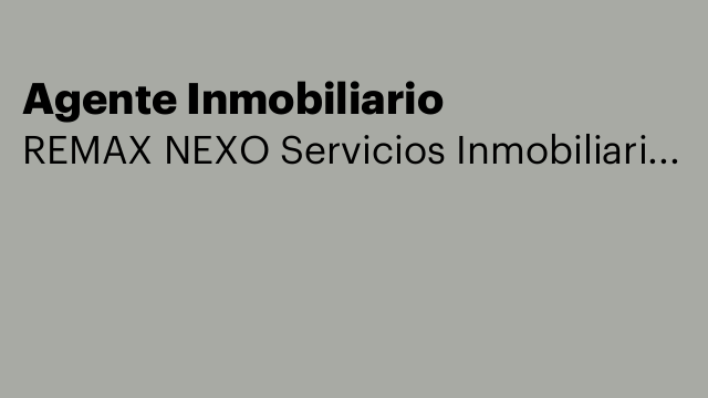 Agente Inmobiliario