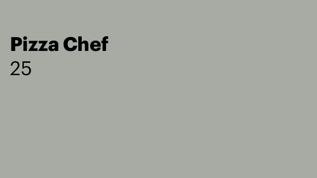 Pizza Chef