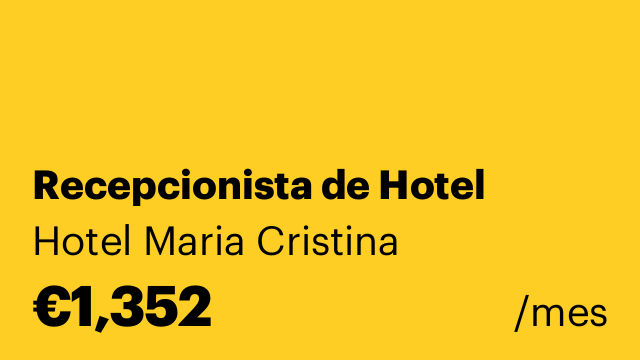 Recepcionista de Hotel