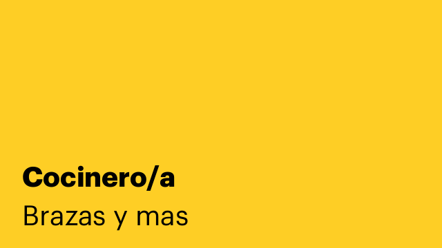 Cocinero/a