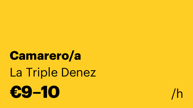 Camarero/a