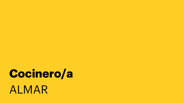 Cocinero/a