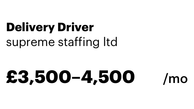 Delivery Driver