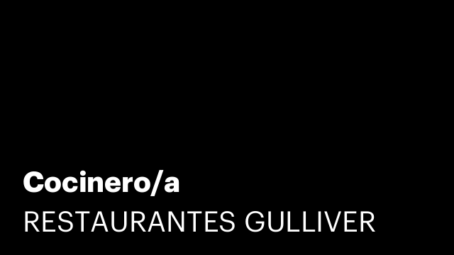 Cocinero/a