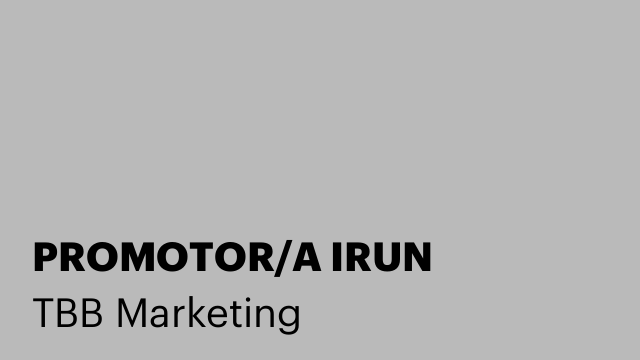 PROMOTOR/A IRUN