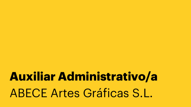 Auxiliar Administrativo/a