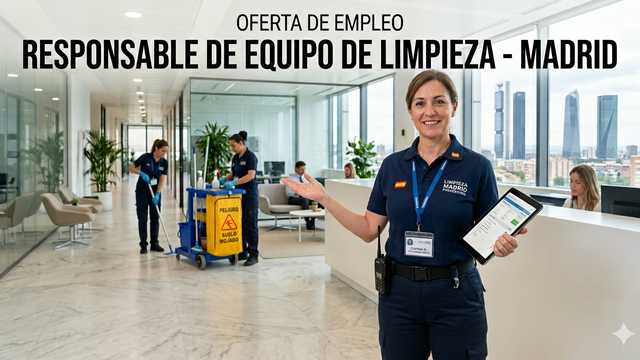 Responsable de equipo de limpieza
