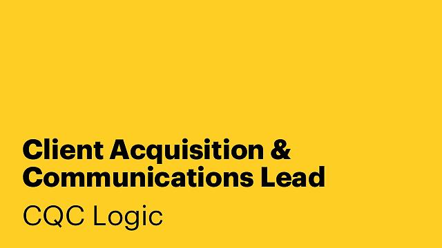Client Acquisition & Communications Lead