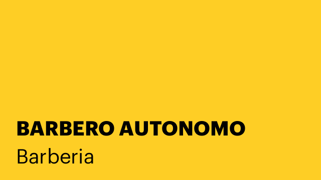 BARBERO AUTONOMO