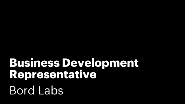 Business Development Representative