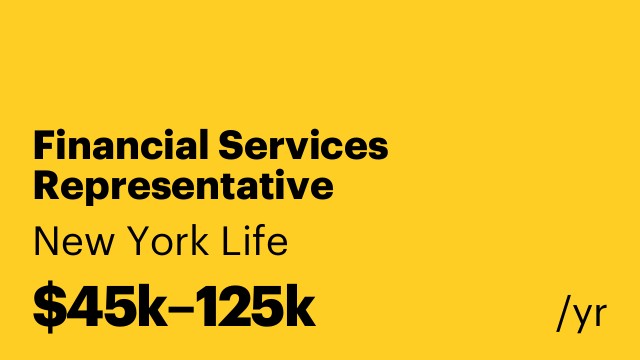 Financial Services Representative