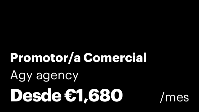 Promotor/a Comercial