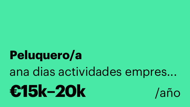 Peluquero/a