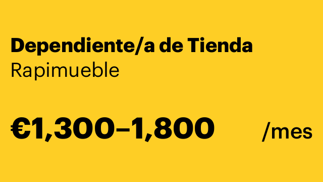 Dependiente/a de Tienda